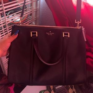 kaye spade black purse